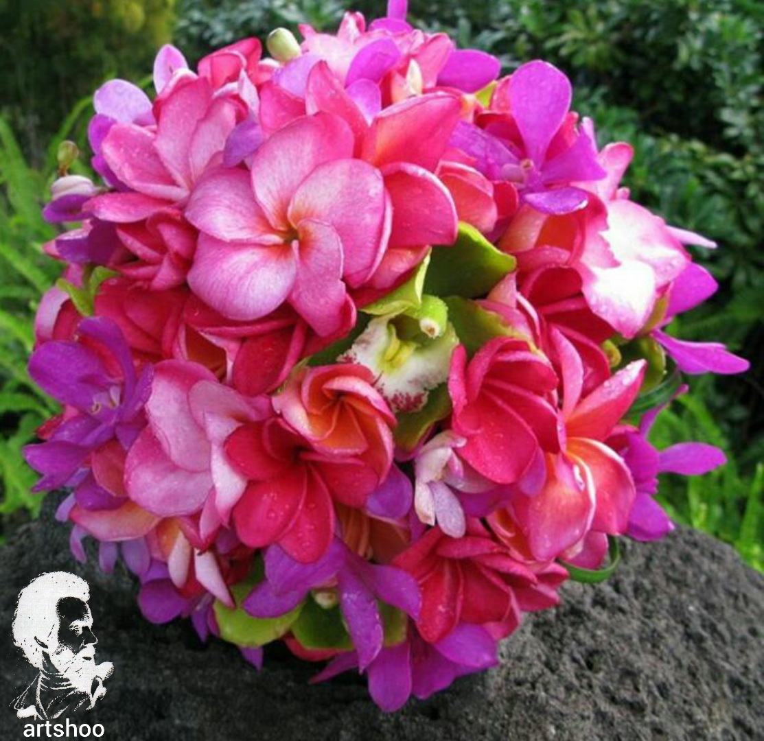 گل اورژینال رنگ روغن